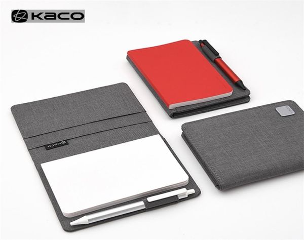 Youpin KACOGREEN ALIO A6 Notebook Set portátil suave PU cara bosque papel con tubo Metal Gel bolígrafo cartera libro para oficina 2106115206247