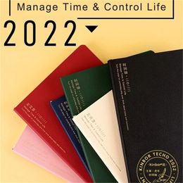 Youpin Kinbor Agenda planificador organizador A5 cuaderno semanal plan de tiempo mensual Bloc de notas diario libro diario papelería 220401