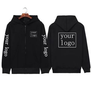 Uw eigen ontwerp, merk/foto, op maat gemaakte hoodie met rits, heren, dames, casual, gepersonaliseerde sweatshirts, tekstprint, DIY-rits, jassen240226