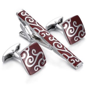 Yoursfs – ensemble de 6 paires de boutons de manchette et pince à cravate pour hommes, bijoux d'anniversaire uniques et amusants, cadeau 243V