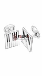 Yoursfs 6 Parenset Men Lined Cuff Links Fashion Triangle Ruler Tools Piano Vintage Patroon1419909