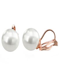 VOTTESFS 6 PARESSET Tiny Pearl Clip sur des boucles d'oreilles pour les femmes 18k Gold plaqué fausse perles de boucle d'oreille Bridal Bijoux de mariage 6083962