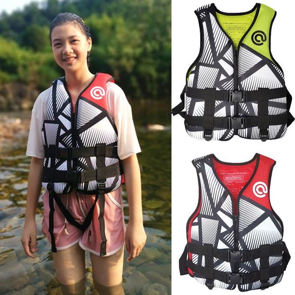 Gilet de navigation en néoprène pour jeunes, maillot de bain de flottabilité, gilet de sauvetage pour le surf, la natation, le kayak, aide à la conduite, combinaison flottante, bouée pour enfants