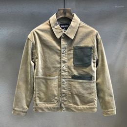 Jeugdige vitaliteit jassen voor mannen merk lente denim jas Chinese stijl casual chaqueta de los hombres bg50js heren heren