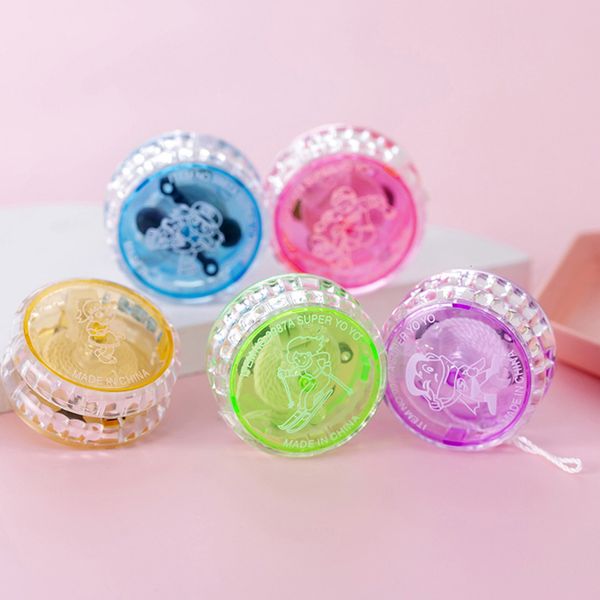 Yoyo 15 Pcs Jouets Enfants Shine Plaything Party LED Lights Plastic String Ball Child Childrens 230616