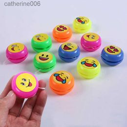 Yoyo 15 pièces mignon sourire Mini Yoyo Yo Gadget jouets d'extérieur intéressants pour enfants cadeaux de fête d'anniversaire Pinata remplissage prix de la maternelle L231102