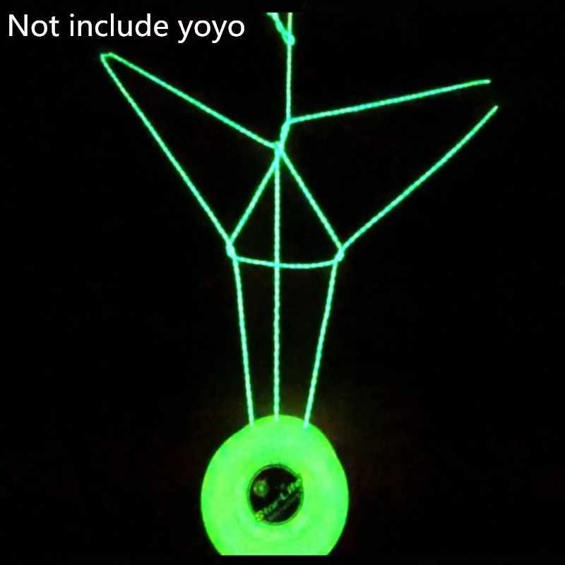 YoYO 5 stuks lichtgevend touw jojo string Luminous touw jojo touw kinderen klassieke speelgoedgeschenken y240518