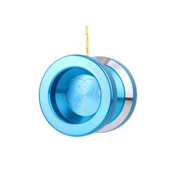 Yoyo EBOYU Yoyo Ball Blue Fashion Magic YoYo N8 Dare To Do Aleación Aluminio Profesional Yo-Yo Toy 230216