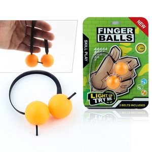 Yoyo LED Finger Ball Autisme Jouet Glowing Table Jeu Anti-Stress Anneau Rotatif Cadeau De Noël Yo yo Usine Professionnel 220924