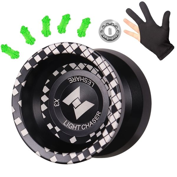 Yoyo LIGHT R X3 Alliage YoYo compétitif pour débutants Facile à retourner et à pratiquer avec des cordes de gant 230703