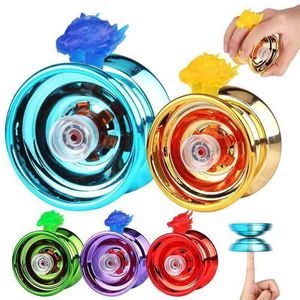 Yoyo Magic Yo Ball Professional Aluminium Alloy Boys Classic Toys High Speed Props Special Girls Girls Childrens Adult Gift H240521