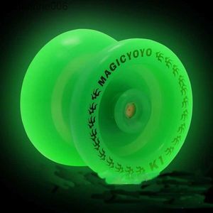 Yoyo Magic yoyo K1 luminoso profesional yo-yo personalizado plástico multicolor yo-yo niños juguetes clásicos L231102