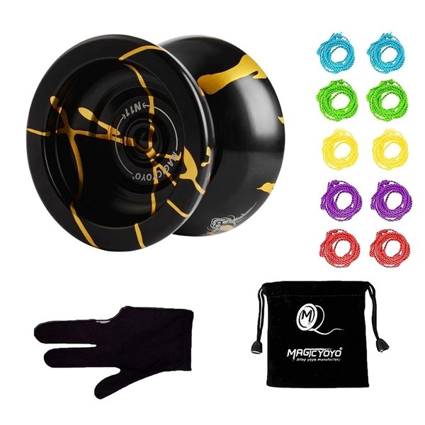 Yoyo MAGICYOYO N11 alliage d'aluminium professionnel Yoyo sans réponse YoYo Ball avec gant de sac et 10 cordes 230625