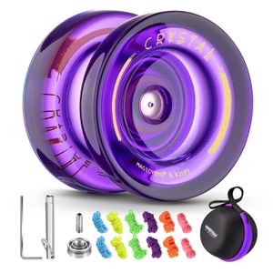 Yoyo MAGICYOYO Responsive Yoyo for Kids K2 Crystal Dual Purpose Plastic Yo-Yo for Beginners Replacement Unresponsive Ball Bearing 230726