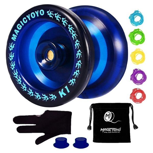 Yoyo MAGICYOYO Responsive Yoyo K1Plus avec Yoyo Sack 5 cordes et YoYo Glove Gif 230303