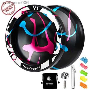 Yoyo MAGICYOYO V3 YoYo professionnel en métal réactif pour enfants débutants, roulement Yoyo insensible de remplacement pour jouets avancésL231102