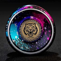 Yoyo métal Yoyo tigre magique Yoyo papillon professionnel Yoyo compétition insensible Yo-yo usine en alliage d'aluminium Yoyo jouets pour enfants L231102