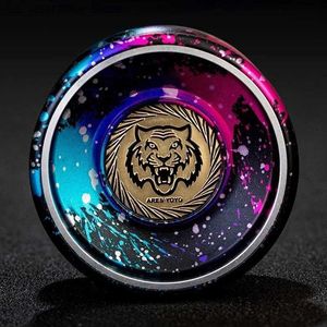 Yoyo Metal Yoyo Tiger Magic Yoyo Butterfly Professional Yoyo No Response Competition Yoyo Factory Aluminium Alloy Yoyo Toys Q240418