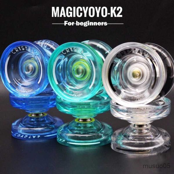 Yoyo Nouvelles couleurs de mise à niveau injection moulées premium fantaisie novice d'entrée de gamme Crystal yo-yo kids classique gift