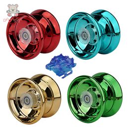 Yoyo Professionele aluminium metalen jojo voor kinderen en beginners Metalen jojo's voor kinderen en volwassenen met Yo-accessoires Geschenken voor kinderen 230807