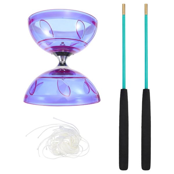 Yoyo Professionnel Diabolo Jonglerie Spinning Chinois Yo Classique Jouet Avec Des Bâtons À Main Pour Enfants Enfants Adultes Personnes Âgées 220924