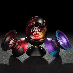 Yoyo professionnel magique métal avec 10 roulements à billes en alliage d'aluminium haute vitesse insensible Yo jouets classiques pour enfants 240329