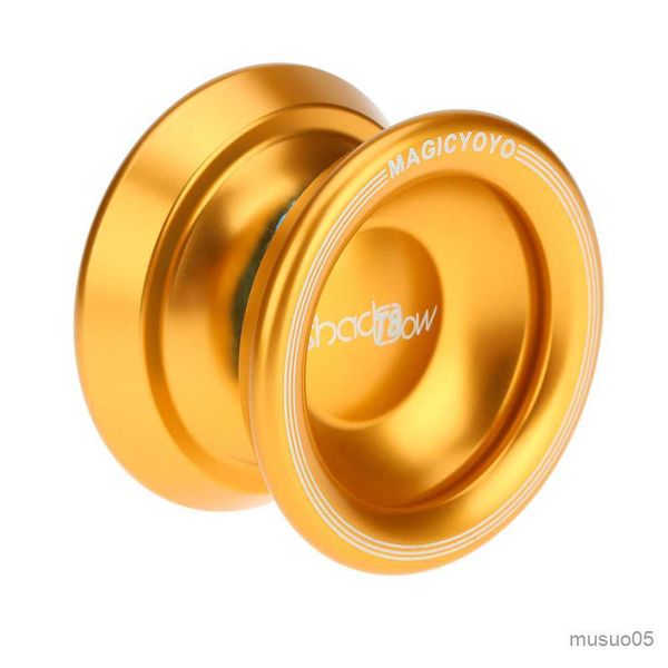 Yoyo professionnel magique Yoyo alliage d'aluminium métal Yoyo roulement à billes avec ficelle enfants jouets Yoyo lac bleu or couleurs nouveau