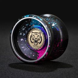 Yoyo fier tigre esprit alliage Yoyo professionnel Yo avec 10 roulements à billes haute vitesse en aluminium insensible Yo-Yo jouets classiques cadeaux 230216