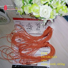 Cordes de cordon de corde Yoyo pour Diabolo chinois Yoyo Kongzhu 10 m/20 m de longueur attaché aux baguettes BBDS 230227