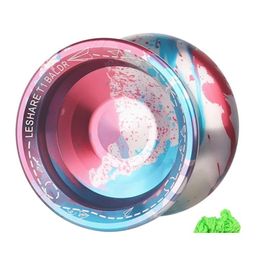 Yoyo T1 Baldr Competitivo Yo-Yoalloy que no responde para principiantes Trucos de práctica fáciles con cuerdas 240117 Entrega de juguetes Regalos Novela Dhfea