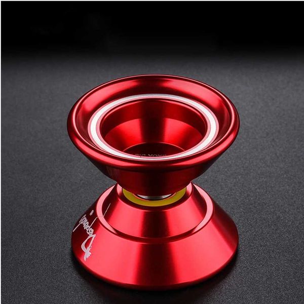 Yoyo Unresponsive YOYO N5 Alloy Professional Yo-yo para 1A 3A 5A String Trick Play - Rojo