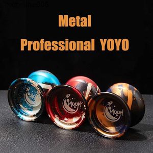 Yoyo Yoyo professionnel magique Yoyo en métal Yoyo avec 10 roulements à billes en alliage d'aluminium haute vitesse insensible YoYo jouet Yoyo pour enfants adultes L231102