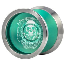 Yozean YoYo professionnel insensible Yoyo Divemaster légendaire 7075 anneau en alliage d'aluminium yoyo balle Toys1A3A5A 240304