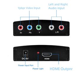 YPBPR NAAR HDMI 5RCA RGB Kleurverschil Component Lijn YPBPRR/L HDMI 1080P