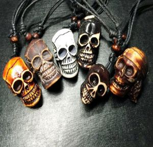 YQTDMY 6 PCS RETRO SKEL Skeleton ketting Charms Amulet Fashion Mens Jewelry38739825643255