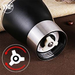 YRP manuel en céramique Core Coffee Grinder lavable Abs Verre Abs Handmade poivre / noix / Gafe Goer Grinders Mill For Barista Tools