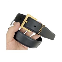 Ys lettre ceinture concepteur classique luxe haut tendance qualité haute qualité Double face peau de vache avec ceinture femmes ceinture
