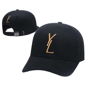 YS Letter Cap Designer Top Kwaliteit Hoed Stekende rand honkbal Cap Letter y Cape Beanie Hat Luxury cap heren dames neutrale zon hoed