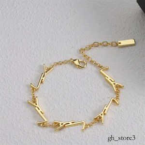 YSL Bracelet Designer Bracelet for Women Luxury Golden Letters Charm armbanden unisex trendy gouden zilveren armbanden sieraden voor bruiloftsfeestcadeaus sieraden 561
