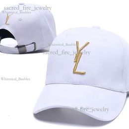 YSL Cap Designer Hat Luxury Casquette CAP SOLID COULEUR LETRON DESIGNIR CHAPE MODE YSL CHATON TEMPORment Match STYLE CAPA