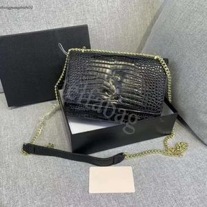 Yslbags Luxurys Handbag Sunset Sac à bandoulière SAGS SAINTAURENT MIRROIR SAG COURT