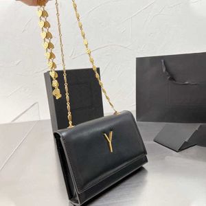 Bolsos de hombro Ysl Bags YS YSSL Mujeres Ysllbag Bags Bolsas Bolsas de diseñador Bolsas de cuero Coss Bolsas de cuero Messen Square Crossbody Purse Ballet 221226