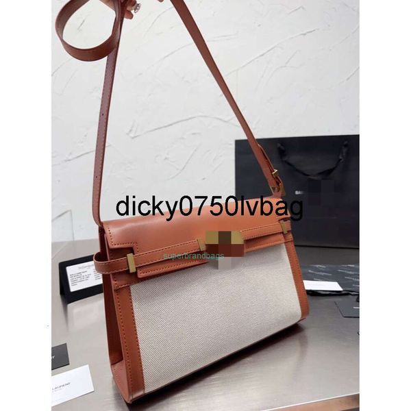 Ysly Bags Ysles New Manhattan Crossbody Bag Bag Manhattan Bag Portable de alta capacidad Poplar empalme de madera neta francesa alta calidad