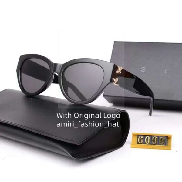 YSLSunglasses Designer YSL Cycle Luxury Polarize Sports Lunettes de soleil pour femme Fashion Baseball Fashion Voyage Black Cat Eye Lady Run Sun Glasss 071