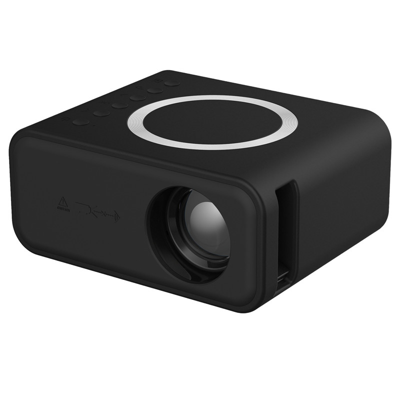 YT300 Mini-projector Bekabeld Draadloos Zelfde scherm Mobiele telefoon Thuisbioscoop Draagbare Rijke interface Laag geluidsniveau Interne luidspreker Epacket Gratis