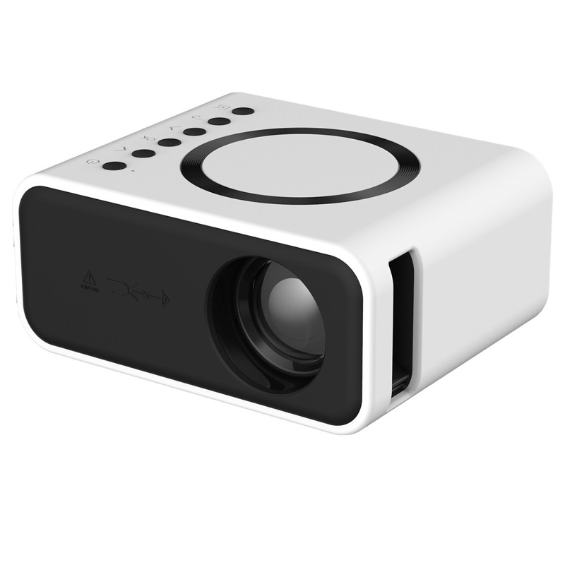 YT300 Mini Projector Wired Wireless Same Screen Mobile Phone Home Theater Portable Rich Interface Low Noise Internal Speaker