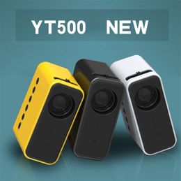 YT500 Mini Projector LED Home Theatre Video Beamer ondersteunt 1080p USB Audio Portable Home Media Player Kids Gift