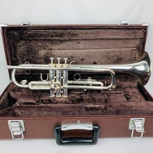YTR 3320 Boquilla de trompeta plateada Instrumento musical Estuche rígido GAKKI