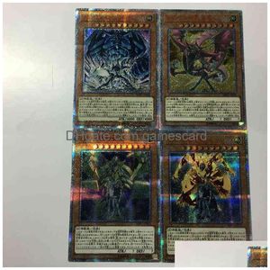 Yu Gi Oh 20Ser Tarjeta de Dios El Dragón Alado Ra Diy Juguetes Pasatiempos Hobby Coleccionables Juego Colección Tarjetas G220311 Drop Delivery Dhmko