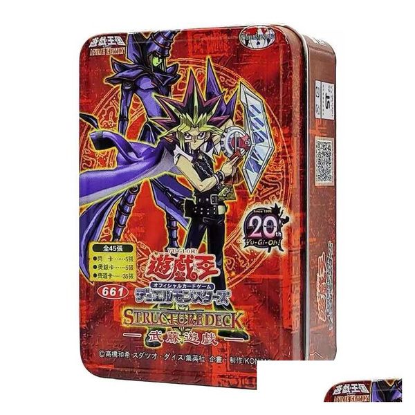 Yu Gi Oh, 216 Uds., juego de mesa clásico no repetitivo, rompecabezas en inglés para niños, tarjeta de colección, regalo, no Original, G1125, entrega directa